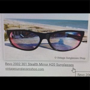 Vintage Revo 2002 Stealth Mirror H2O polarized sunglasses- no case